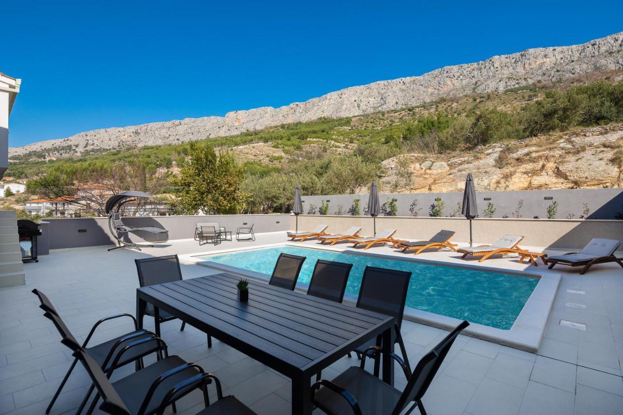 Luxury Apartment Lorena - Private Heated Pool - Jesenice  Exteriör bild