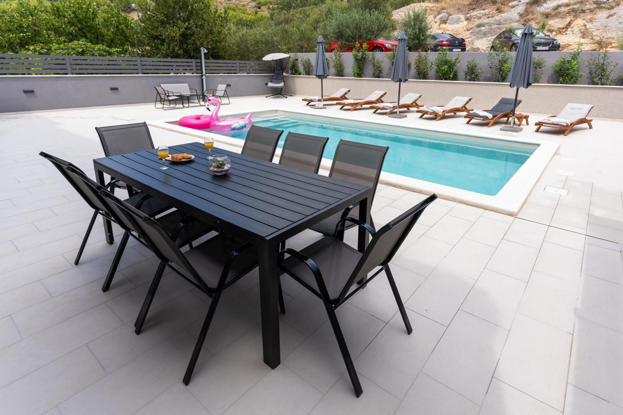 Luxury Apartment Lorena - Private Heated Pool - Jesenice  Exteriör bild